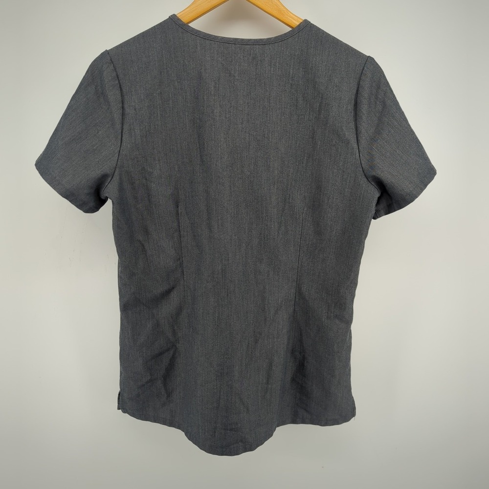 FIGS Scrubs Set Size Small Top Pants Charcoal Grey Technical Collection READ - Picture 8 of 13